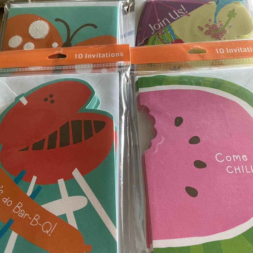 Stationary Cards, Invitations and Thank Yous.